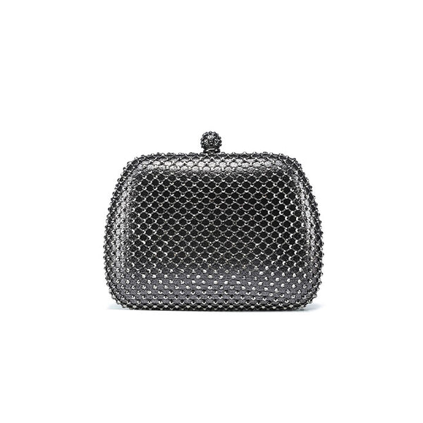 Stylish Crystal-Clasp Clutch  AD 179
