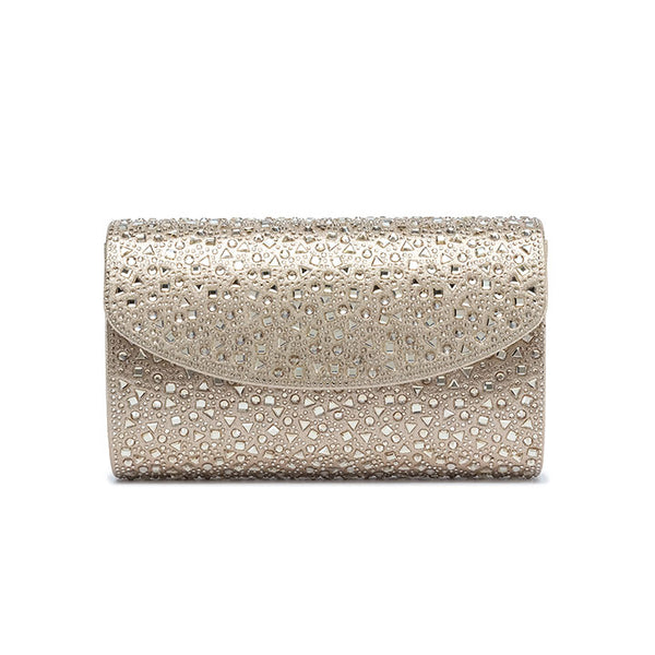 Stylish Studded Flap Clutch AD 184