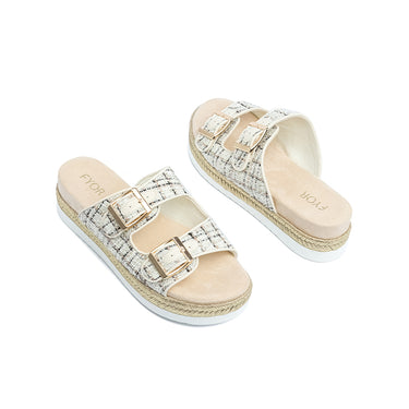 FYOR Flat Sandal #color_white