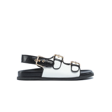 FYOR Flat Sandal #color_black