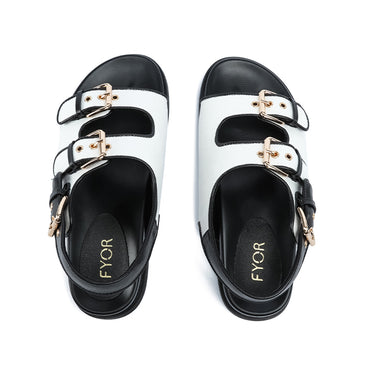 FYOR Flat Sandal #color_black