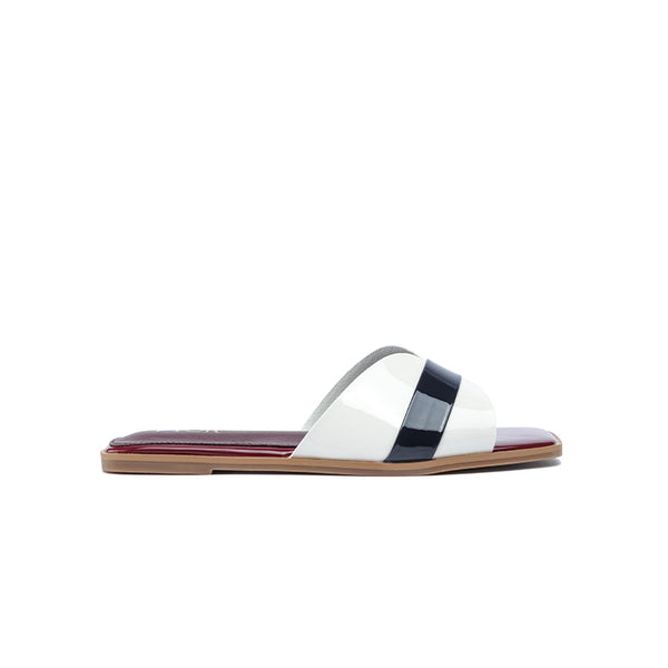 The Luxe Polished Flat Slide AJ 016