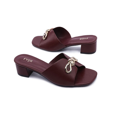 FYOR Box Heel #color_burgundy