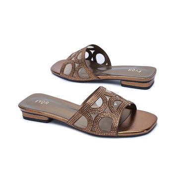 FYOR Flat Sandal #color_bronze