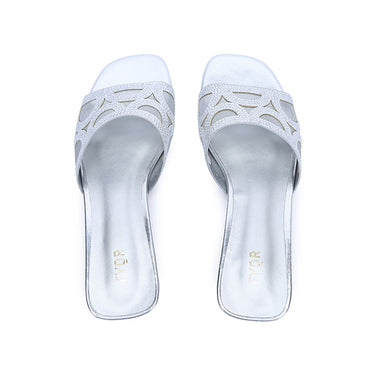 FYOR Flat Sandal #color_silver