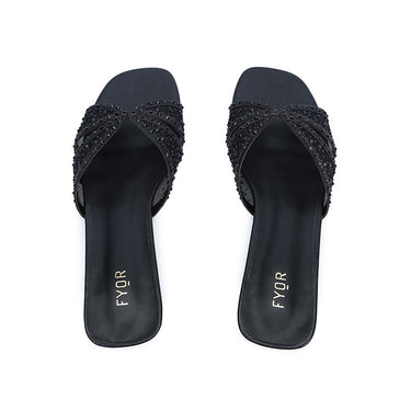 FYOR Flat Sandal #color_black