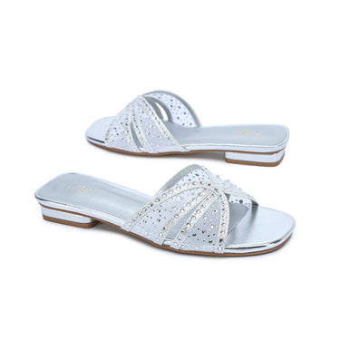 FYOR Flat Sandal #color_silver