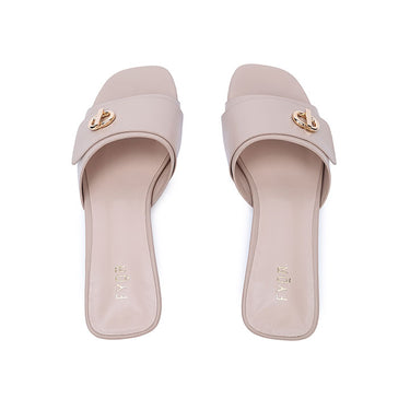 FYOR Flat Sandal #color_beige