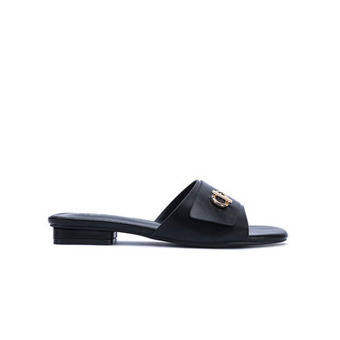 FYOR Flat Sandal #color_black
