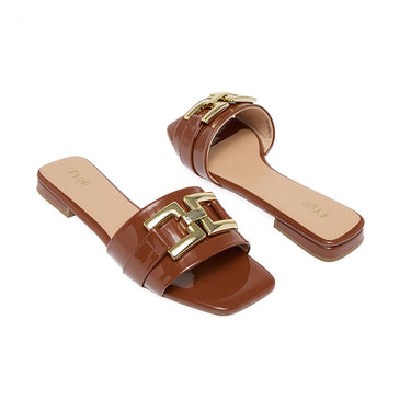 FYOR Flat Sandal #color_brown