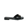 FYOR Flat Sandal #color_black
