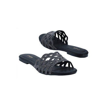 BCR 007 Flat Sandal #color_black