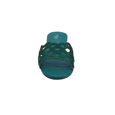 BCR 007 Flat Sandal #color_green