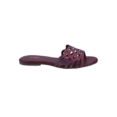 BCR 007 Flat Sandal #color_maroon