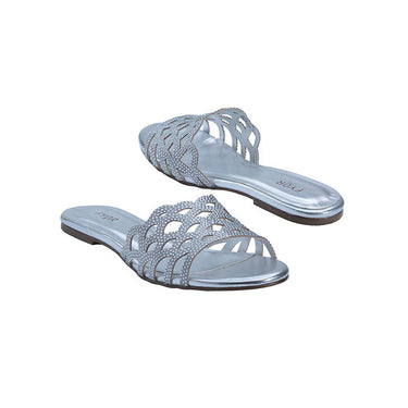 BCR 007 Flat Sandal #color_silver