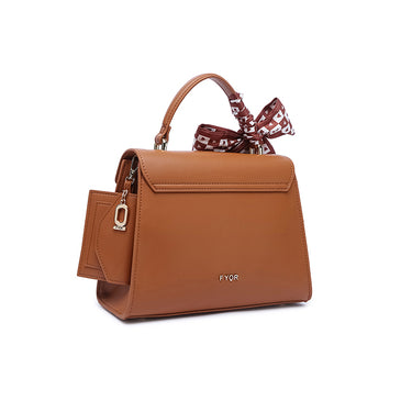 FYOR Satchel Bag #color_tan