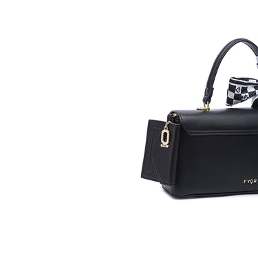 FYOR Top Handle Bag #color_black