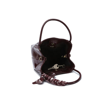 FYOR Top Handle Bag #color_maroon