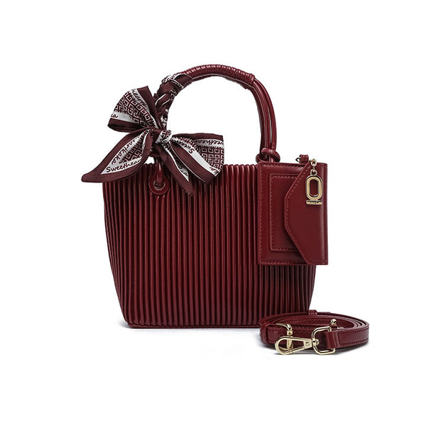 Pleated Scarf Tote Bag BD 177