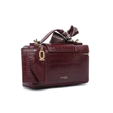 FYOR Vanity Bag #color_maroon