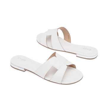 FYOR Flat Sandal #color_white