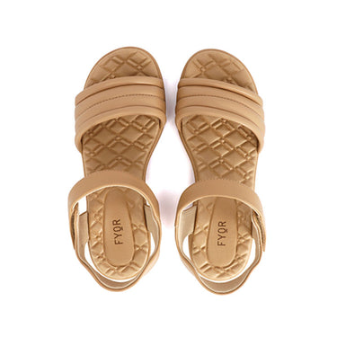 FYOR Flat Sandal #color_beige