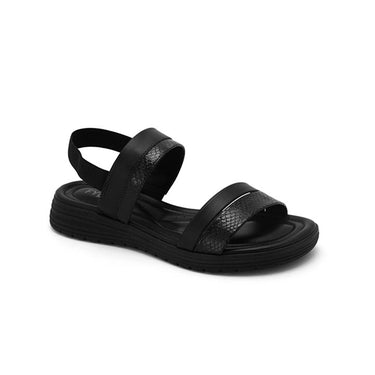 FYOR Flat Sandal #color_black