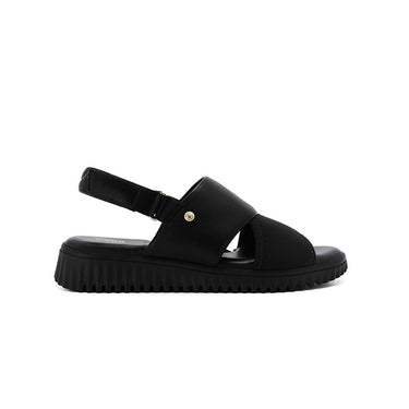 FYOR Flat Sandal #color_black