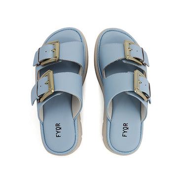 FYOR Flat Sandal #color_dark-blue