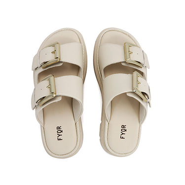 FYOR Flat Sandal #color_white
