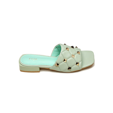 FYOR Flat Sandal #color_green
