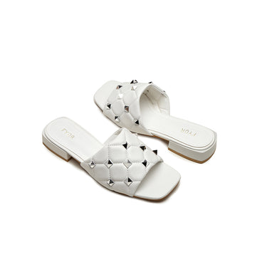FYOR Flat Sandal #color_white