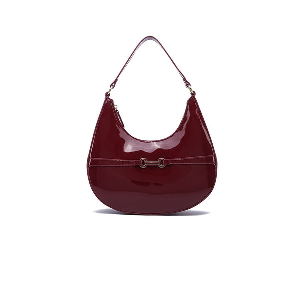 Patent Bit-Accent Hobo Bag DR 004