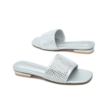 Fyor FC 03 Flat sandal #color_silver