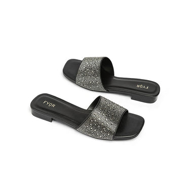 Fyor HL 162 Flat sandal #color_black