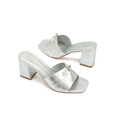 Fyor HL 166 Box Heel #color_silver