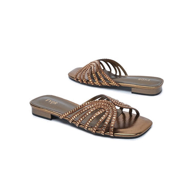 Fyor HL 168 Flat sandal #color_bronze