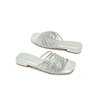 Fyor HL 168 Flat sandal #color_silver