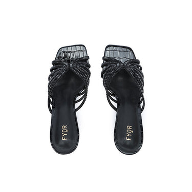 HL 170 Luxury Mule #color_black-croco