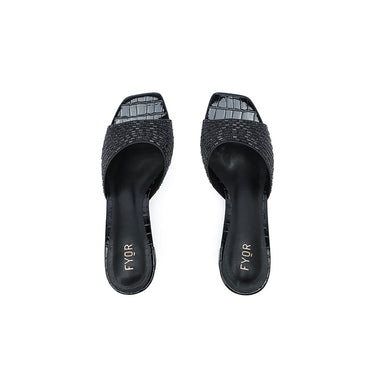 Fyor HL 172 Box Heel #color_black-croco