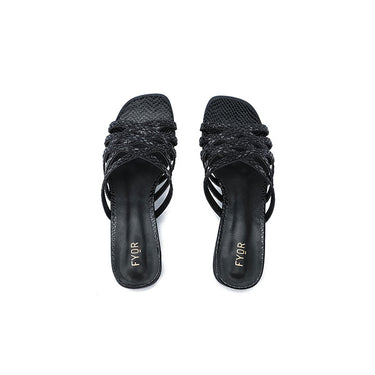 Fyor HL 183 Flat Sandal #color_black