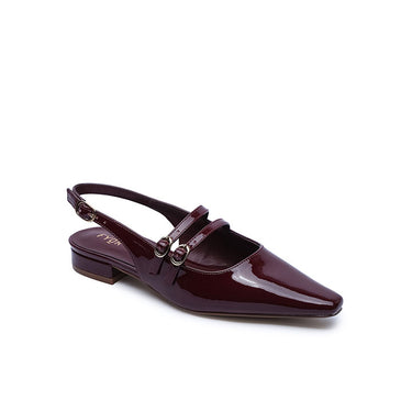 FYOR Flat Sandal #color_burgundy