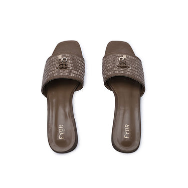 FYOR Flat Sandal #color_khaki