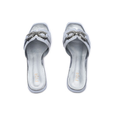 FYOR Flat Sandal #color_silver