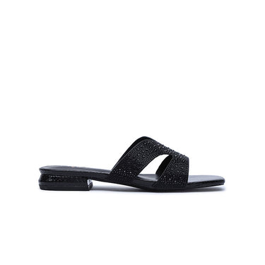 FYOR Flat Sandal #color_black