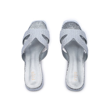 FYOR Flat Sandal #color_silver
