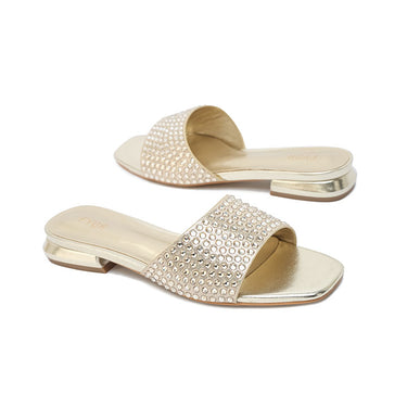 FYOR Flat Sandal #color_gold