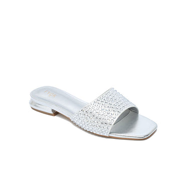 FYOR Flat Sandal #color_silver