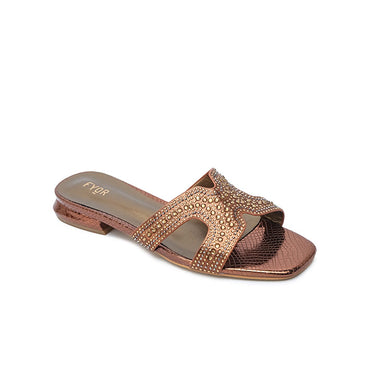 FYOR Flat Sandal #color_bronze