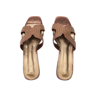 FYOR Flat Sandal #color_bronze